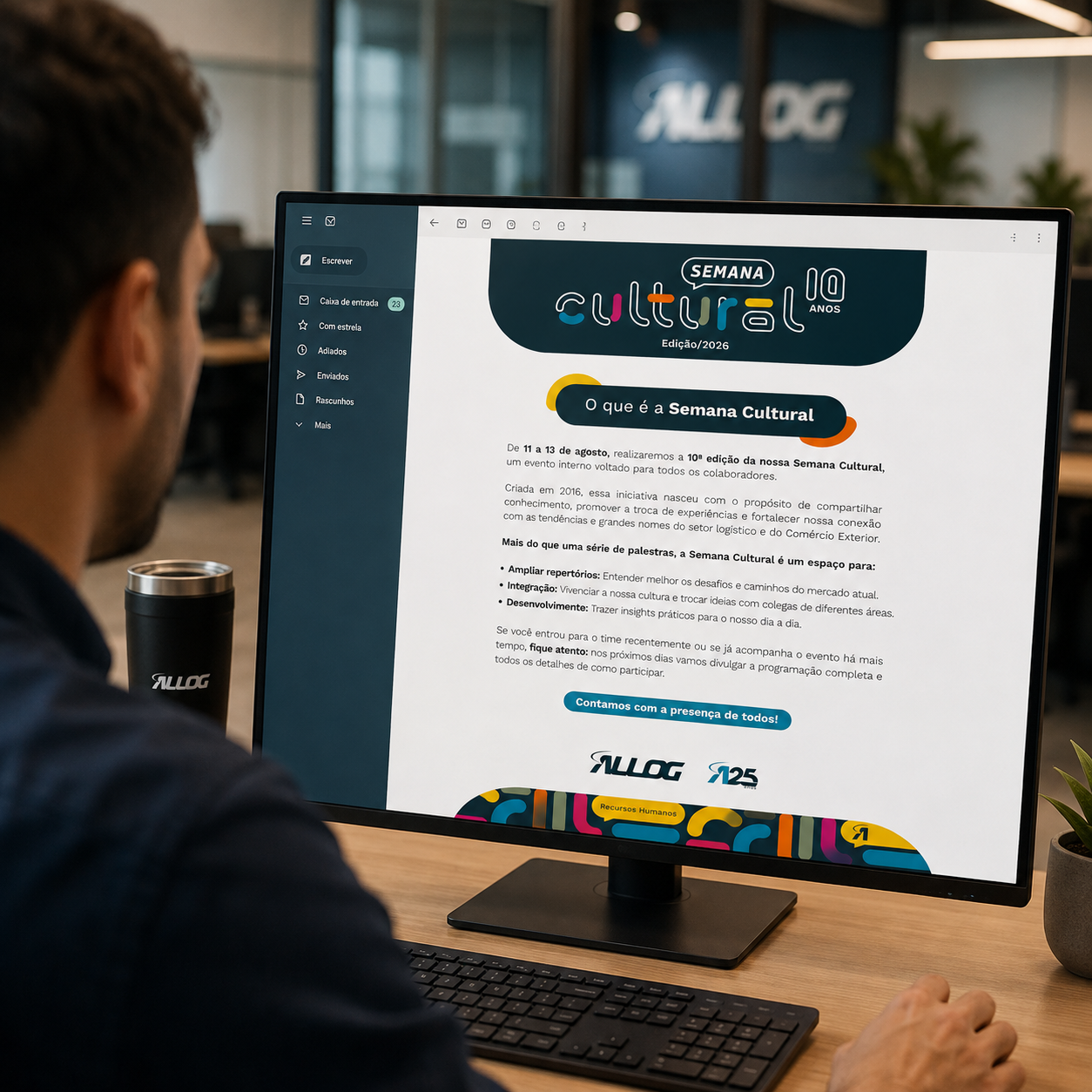 Endomarketing — Semana Cultural Allog — 10ª edição