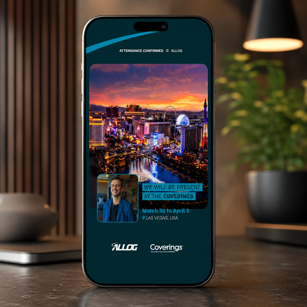 Post Redes Sociais - Feira Coverings (Las Vegas, USA)